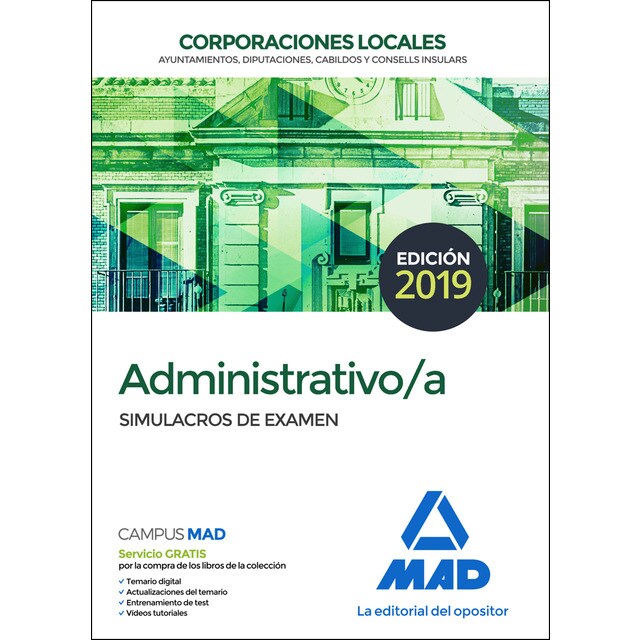 Administrativo de las corporaciones locales. Simulacros de examen.pdf