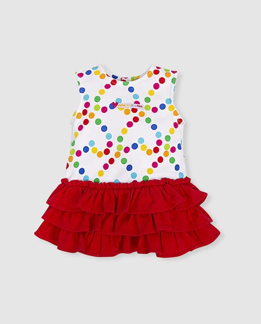 La Prada Lunares Ruiz De Combinado Agatha Vestido Con HED92I