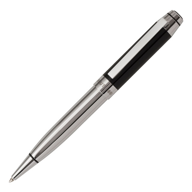Bolígrafo Heritage Black Cerruti 1881 Negro y Cromo.