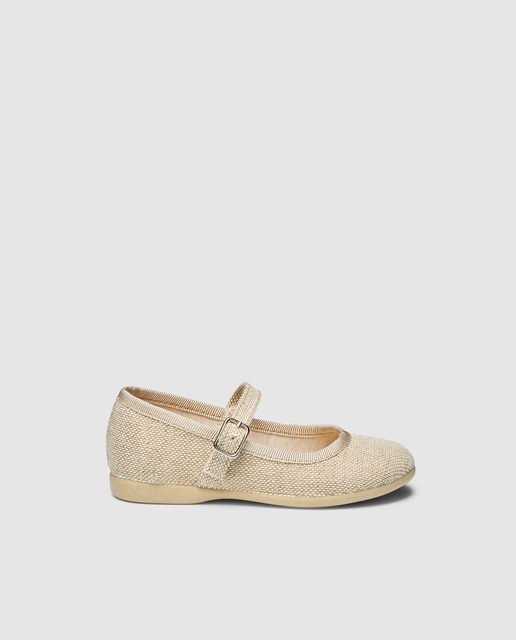 girls tan mary janes