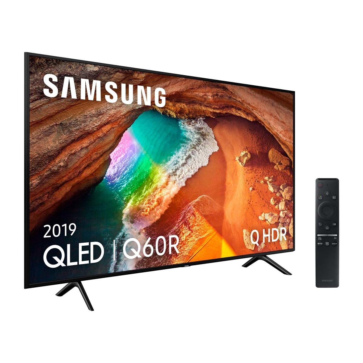 TV QLED 163 cm (65") Samsung QE65Q60R 4K con Inteligencia Artificial (IA), HDR y Smart TV