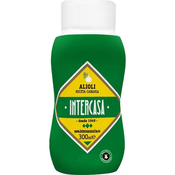 Salsa ali oli receta canaria botella 300 g · INTERCASA · Supermercado