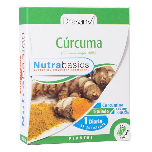 24 Cápsulas Cúrcuma Drasanvi
