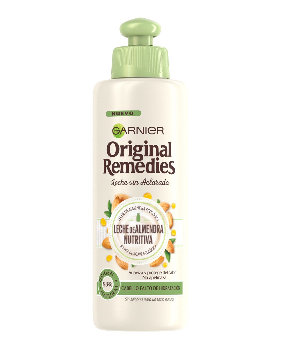 Leche de Almendra aceite en crema pelo falto de hidratación Original