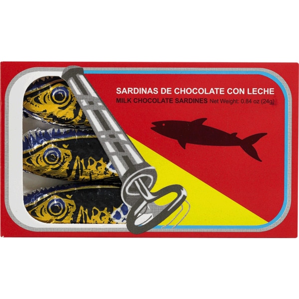 Sardinhas de Chocolate embalagem 24 g