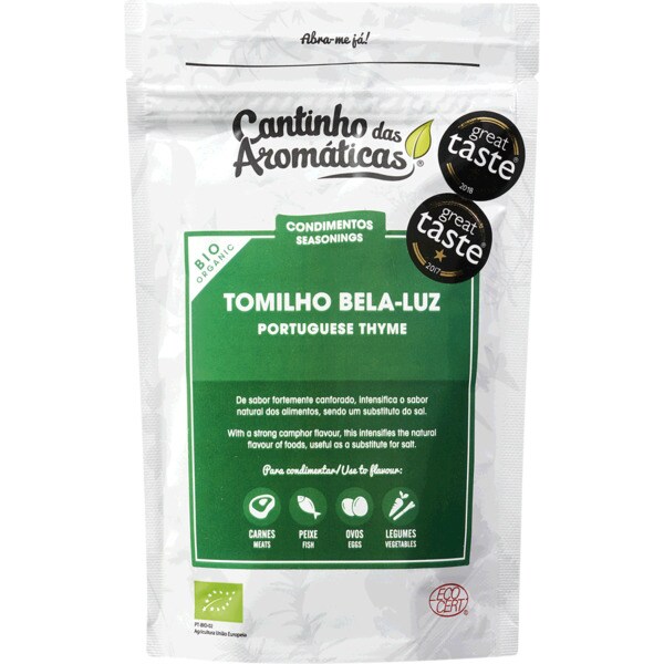 Condimento De Tomilho Bela Luz Biol gico Embalagem 20 G Cantinho Das 