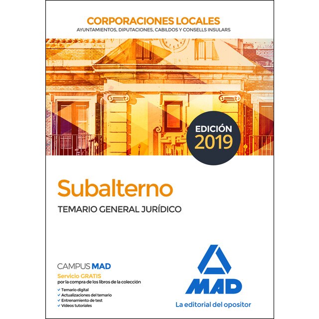 Subalterno corporaciones locales. Temario general jurídico.pdf