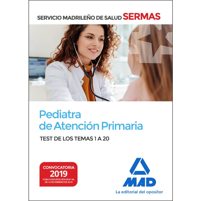 Pediatra de atención primaria del servicio madrileño de salud. Test de los temas 1 a 20.pdf