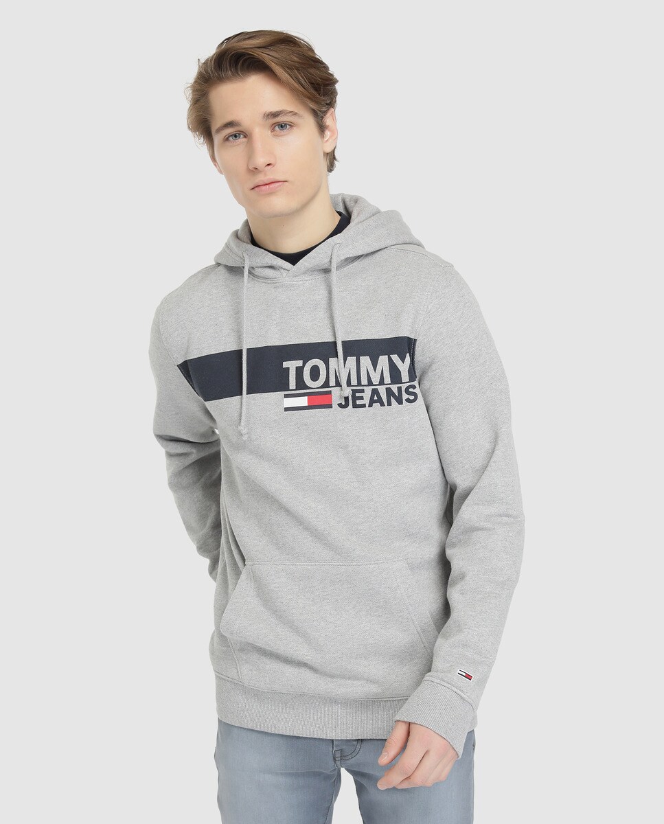 Sudadera de hombre Tommy Jeans gris con capucha · Tommy Jeans · Moda