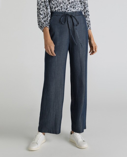 tencel trousers zara