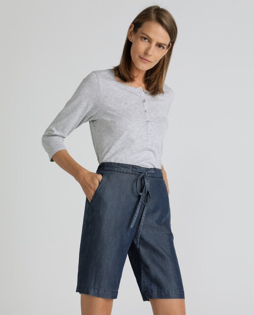 short elastico mujer
