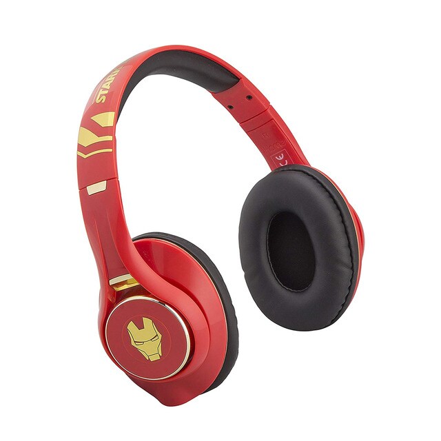 KIDdesigns - Auriculares Cable Marvel Iron Man