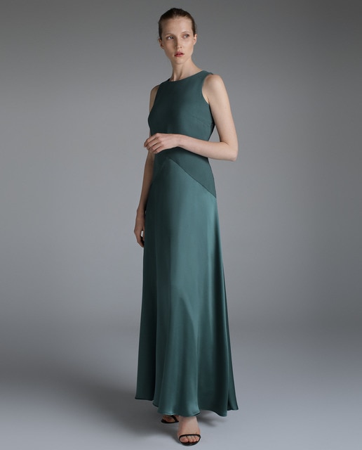 Vestido verde fiesta el corte ingles Clearance