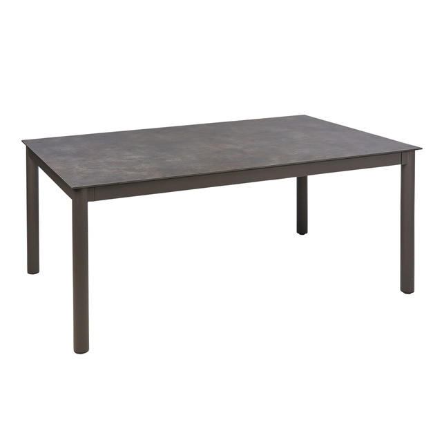 Grosfillex - Mesa De Comedor De Jardín Extensible Ramatuelle Gris