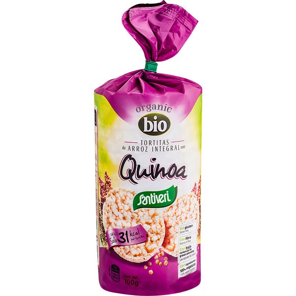 Kaufen Organic Bio Okologische Vollkornreiscracker Mit Quinoa Und Glutenfrei Tasche 100 G Santiveri Supermercado El Corte Ingles