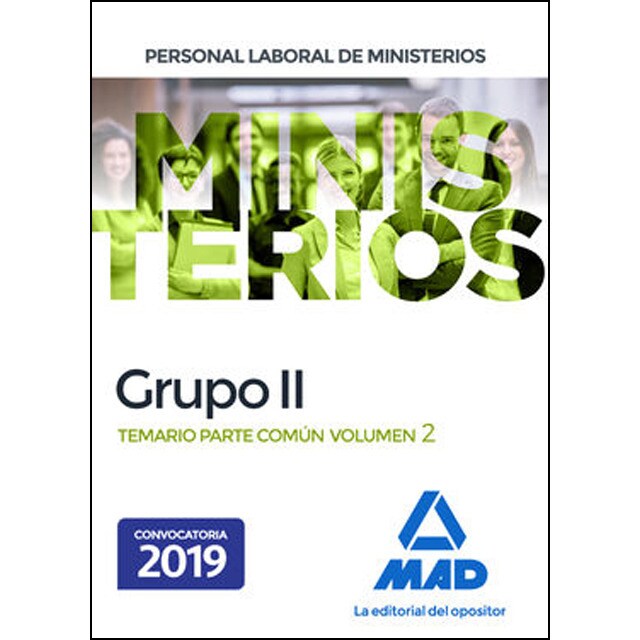 Personal laboral de ministerios grupo ii. Temario parte común volumen 2.pdf