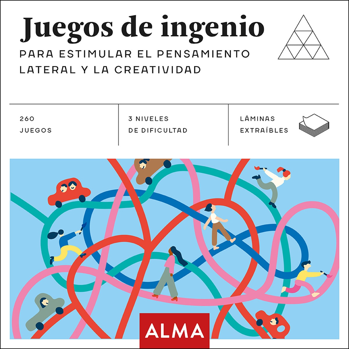 Imagen 0 de Juegos de ingenio para estimular el pensamiento lateral y la creatividad (Tapa blanda)