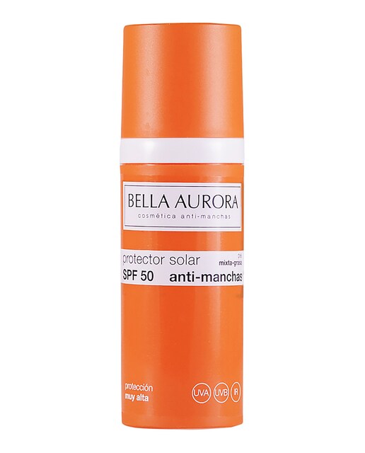 Bella Aurora – Gel crema solar Anti-manchas SPF50 Bella Aurora.