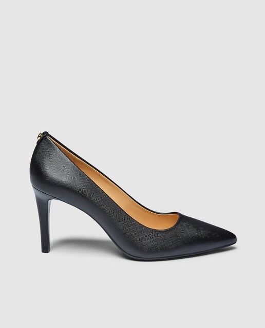 Sapatos de salto de mulher Michael Kors em pele pretos