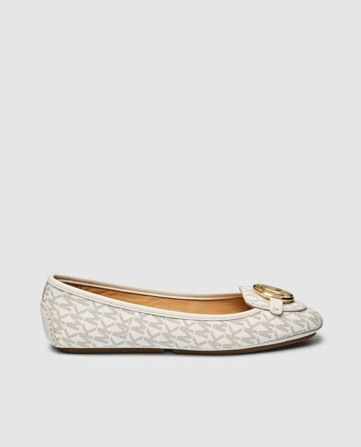 Sabrinas de mulher Michael Kors em pele taupe. Modelo LILLIE MOC.