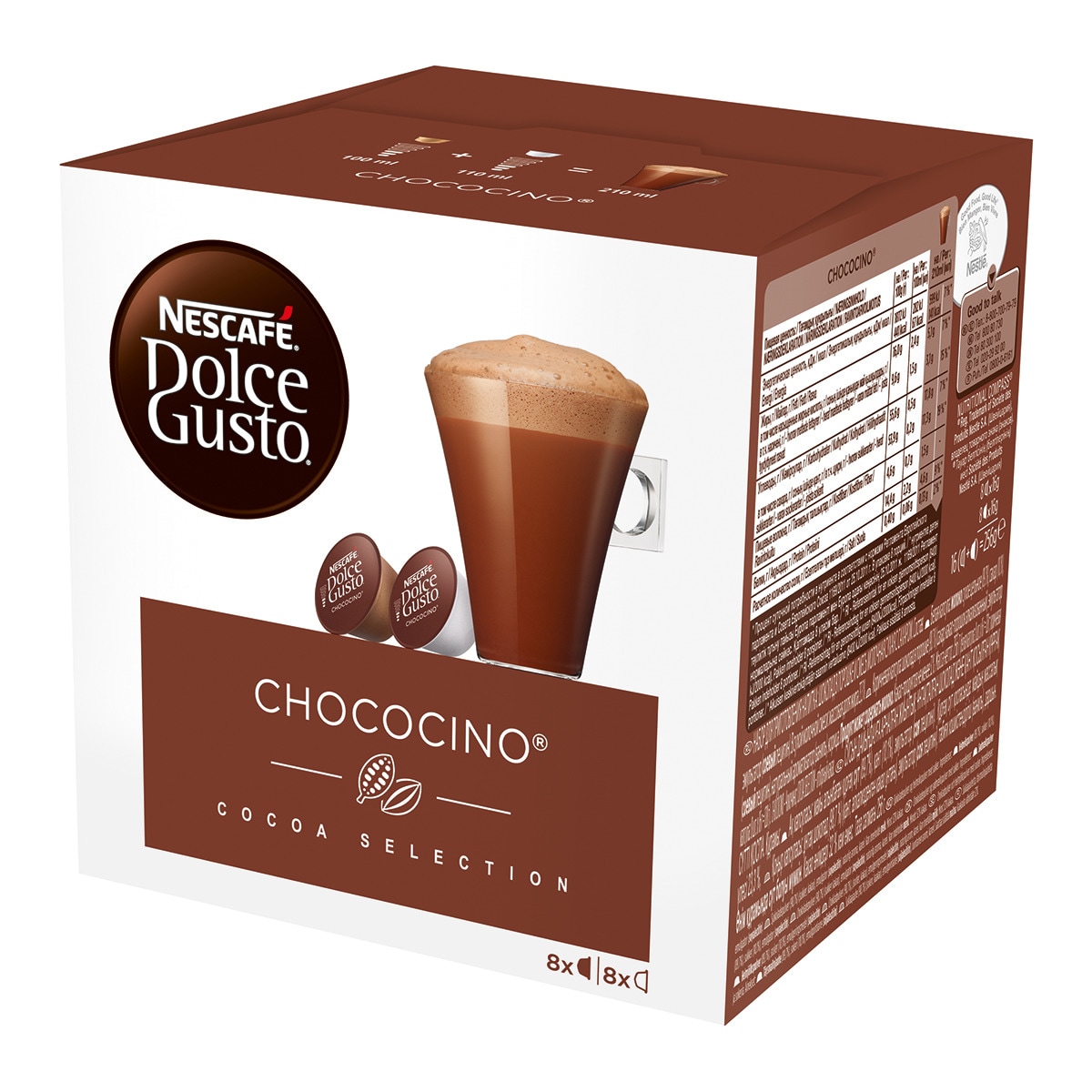 Nescafé Dolce Gusto - Estuche 8 Unidades De Cacao + 8 Leche Nescafe Dolce Gusto Chococino Chocolate A La Taza En Cápsulas En Oferta Nescafe Dolce Gusto - Estuche 8 Unidades De Cacao + 8 Leche Nescafe Dolce Gusto Chococino Chocolate A La Taza En Cápsulas.