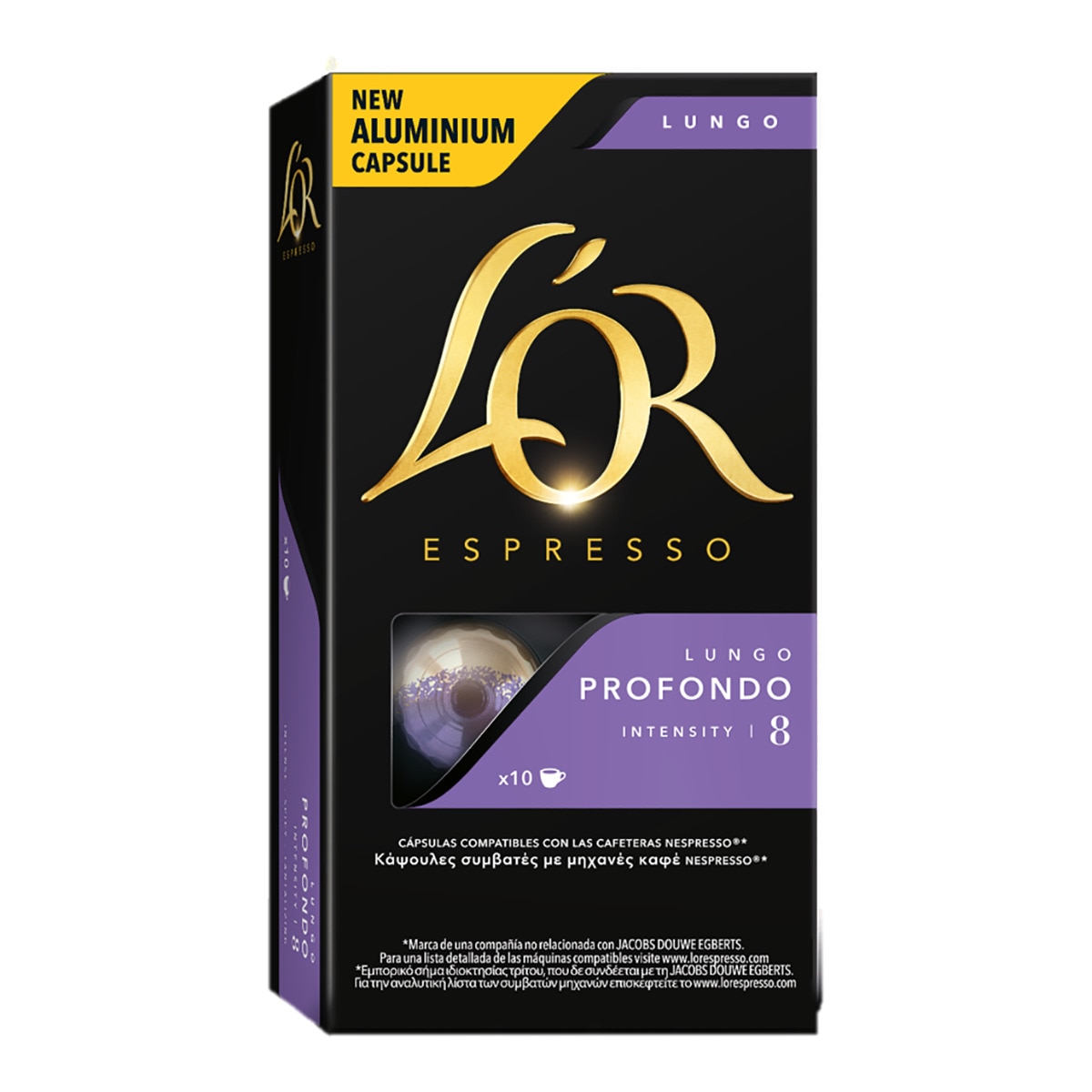 L'Or Espresso - Estuche 10 Cápsulas Café Lungo Profondo Intensidad 8 Compatibles Con Máquinas En Oferta L'Or Espresso - Estuche 10 Cápsulas L'Or Espresso Café Lungo Profondo Intensidad 8 Compatibles Con Máquinas Nespresso Original.