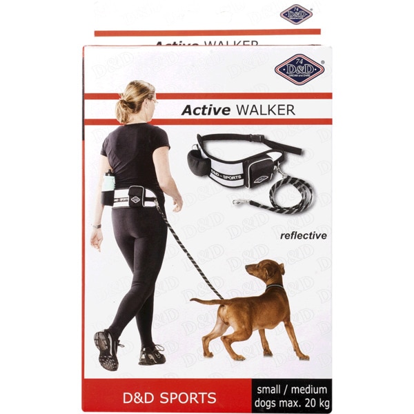 Trela Active Walker para Cão Branca Tamanho S/M embalagem 1 unidade