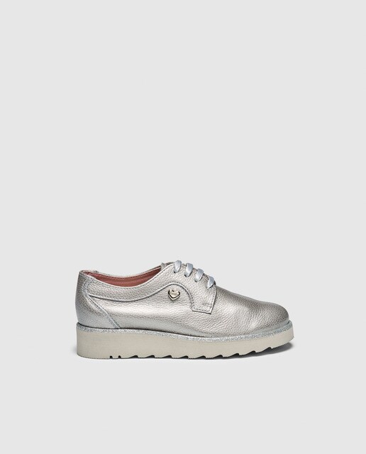 Cordones Color Piel En Plata De Niña Zapatos Gorila qzSUMpVG