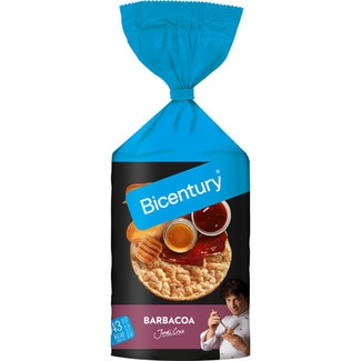 BICENTURY tortitas de maíz con sabor a barbacoa por Jordi Cruz bolsa 123,5 g