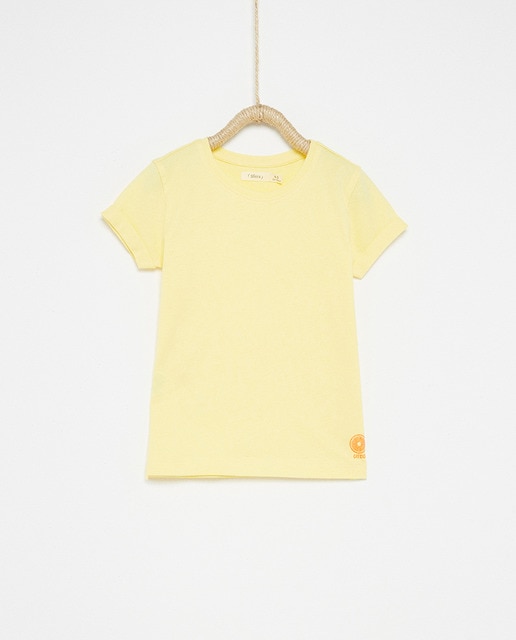 basic yellow t shirt