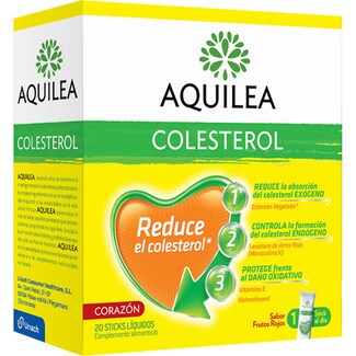 AQUILEA Cholesterol red berry flavour drinkable sticks box 20 units