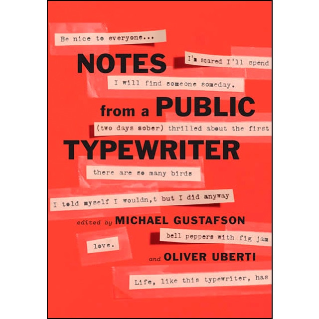Notes from a public typewriter