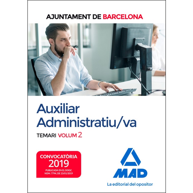 Auxiliar administratiu/va de l´ajuntament de barcelona. Temari. Volum 2.pdf