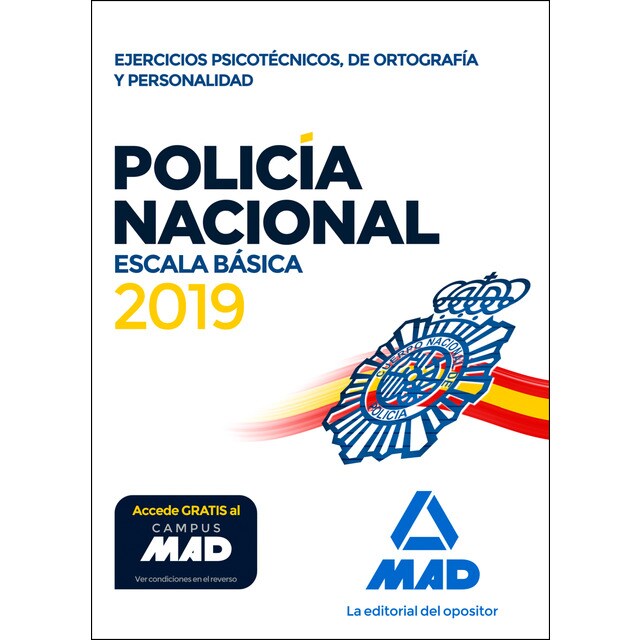 Policía nacional escala básica. Ejercicios psicotécnicos, de ortografía y personalidad.pdf