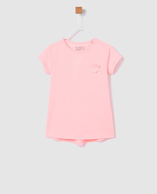 camiseta rosa niña