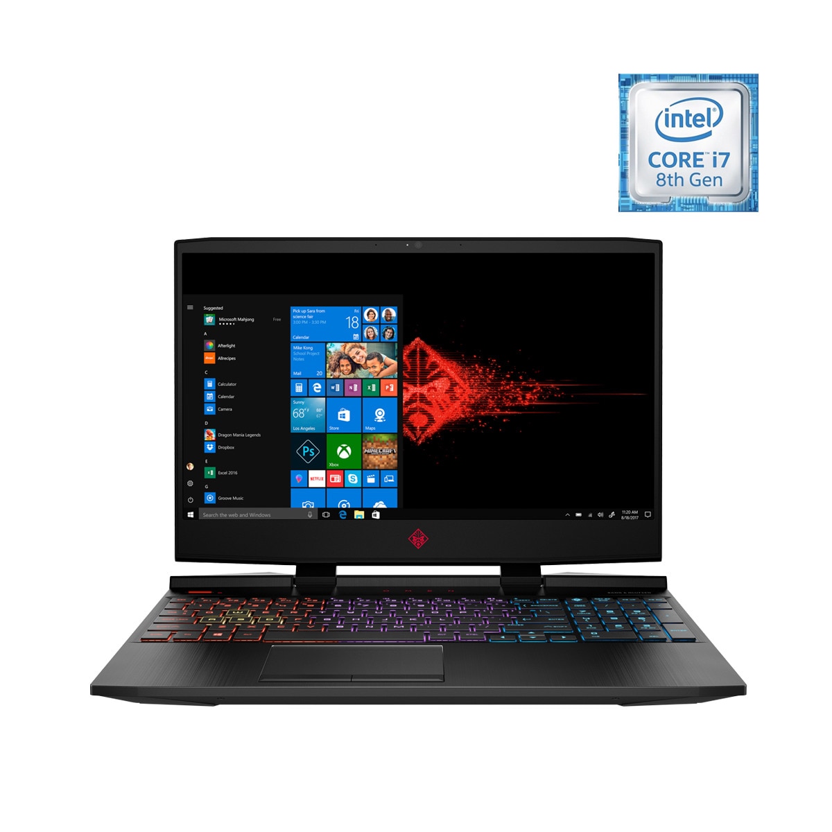 Portátil Gaming HP OMEN 15-dc1002ns, i7, 16 GB, 1 TB HDD+256 GB SSD, RTX2060 6GB