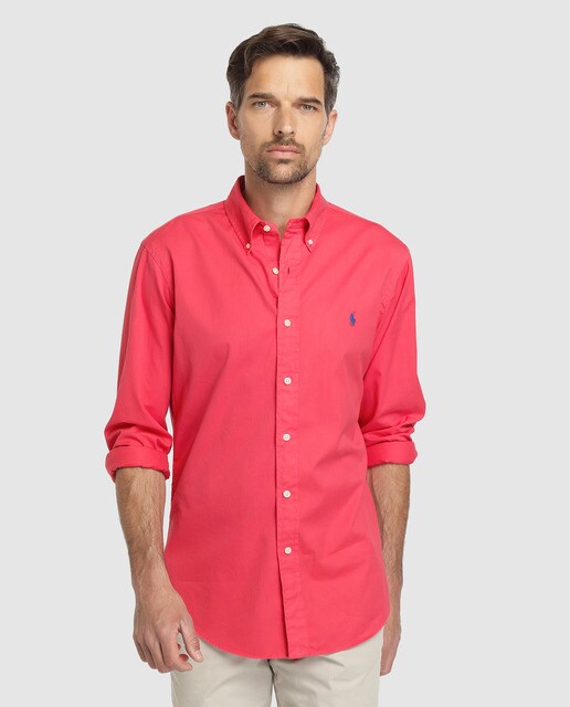camisa roja polo ralph lauren