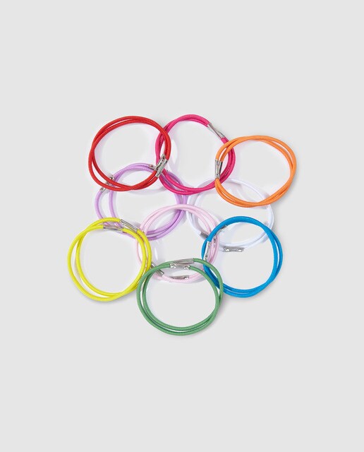 Freestyle Girls Pack Of Thin Hair Elastics Freestyle Fashion
