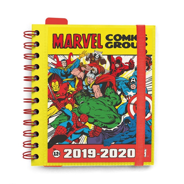 Agenda Escolar Vengadores 2019/2020 Día Página M Marvel Grupo Erik Amarillo Multilingüe