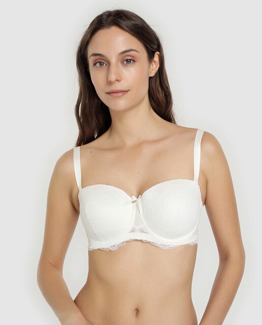 Soutien bandeau Pergola Dentelle cru