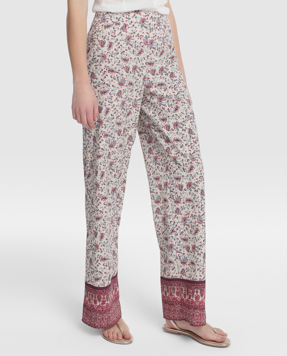 Estampado Pantalón Tintoretto De Mujer Palazzo H29IWED