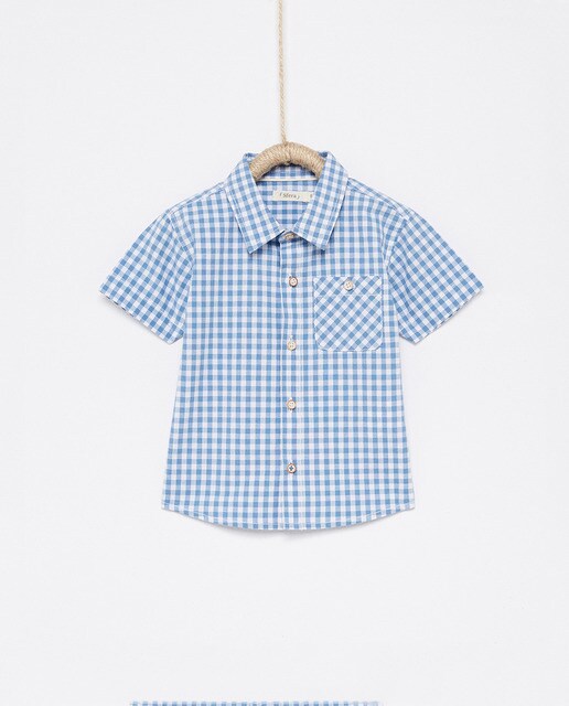 baby boy gingham shirt