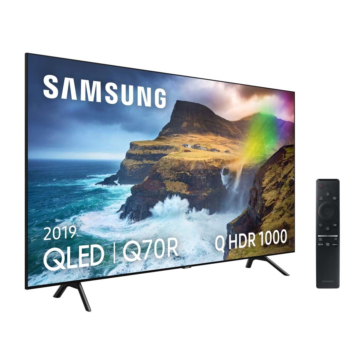 TV QLED 163 cm (65") Samsung QE65Q70R 4K con Inteligencia Artificial (IA), HDR y Smart TV