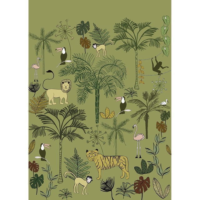 Fotomural infantil Jungla Rasch