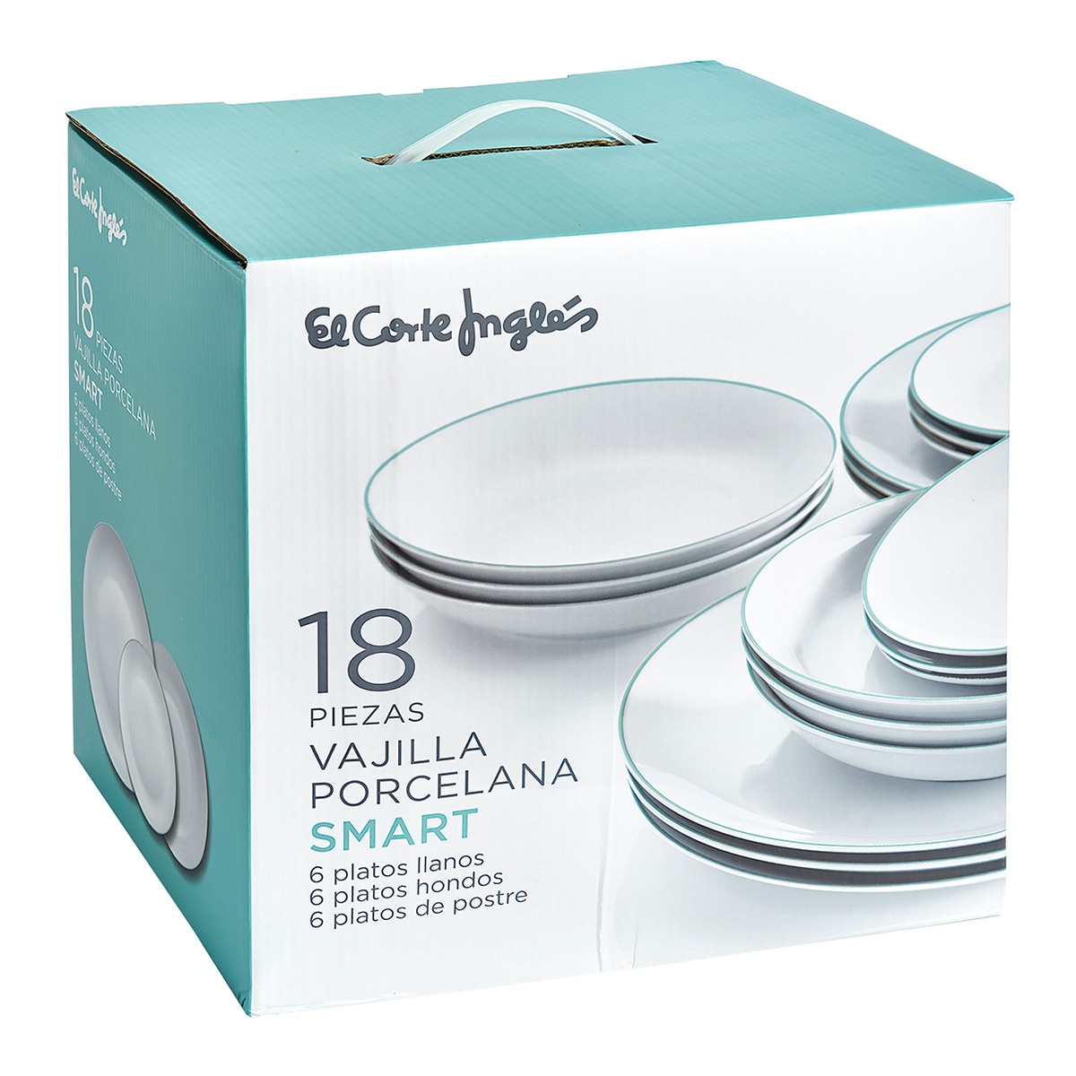 Vajilla de 18 piezas Smart El Corte Inglés · Hogar · Hipercor Vajilla de 18 piezas Smart El Corte Inglés · Hogar · Hipercor