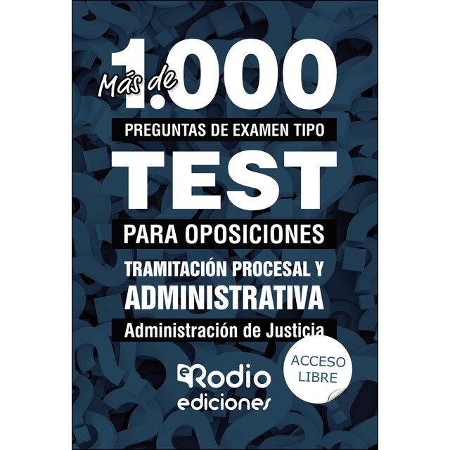 Tramitación Procesal y Administrativa. Administración de Justicia. Acceso Libre.pdf