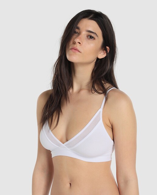 Soutien triangular Ever Fresh branco