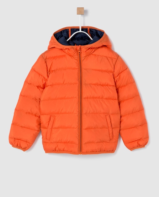 boys orange parka