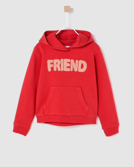 Sudadera infantil Brotes con capucha y bolsillo
