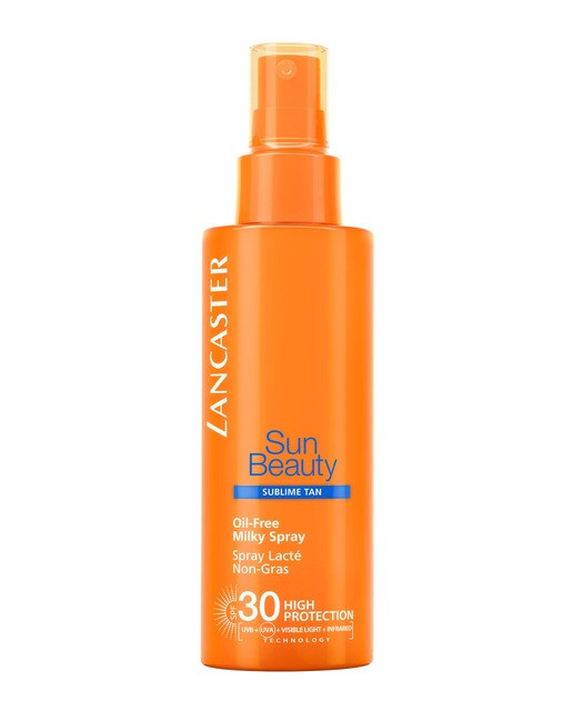 Spray Protector solar Sun Beauty Oil Free Milky Spray SPF30 Lancaster
